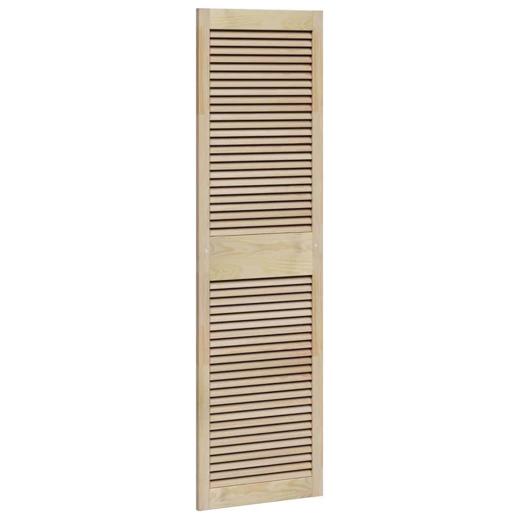 vidaXL Schranktür Schranktür mit Tür Natur 170 x 2,1 x 49,5 cm Massivholz Kiefer (1 St)