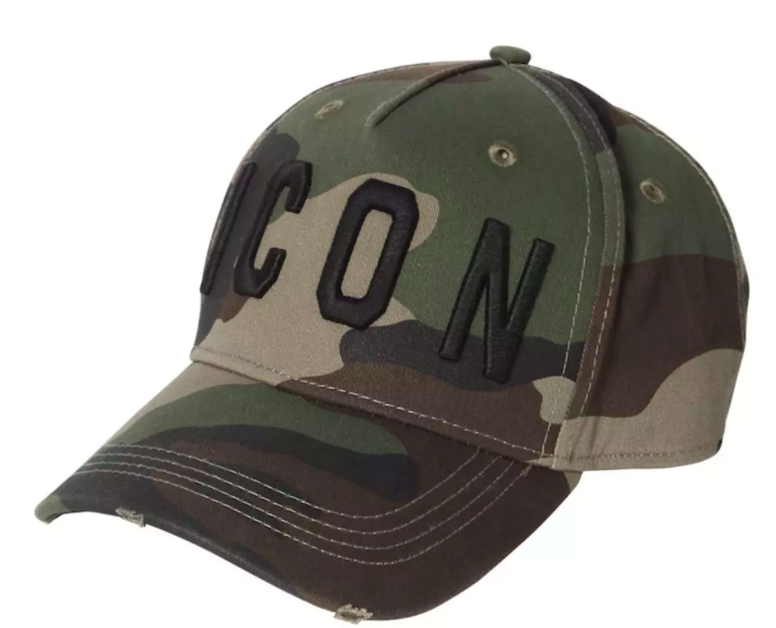 Dsquared2 Baseball Cap ICON CAMOUFLAGE LOGO BASEBALLKAPPE Modisches Stateme günstig online kaufen