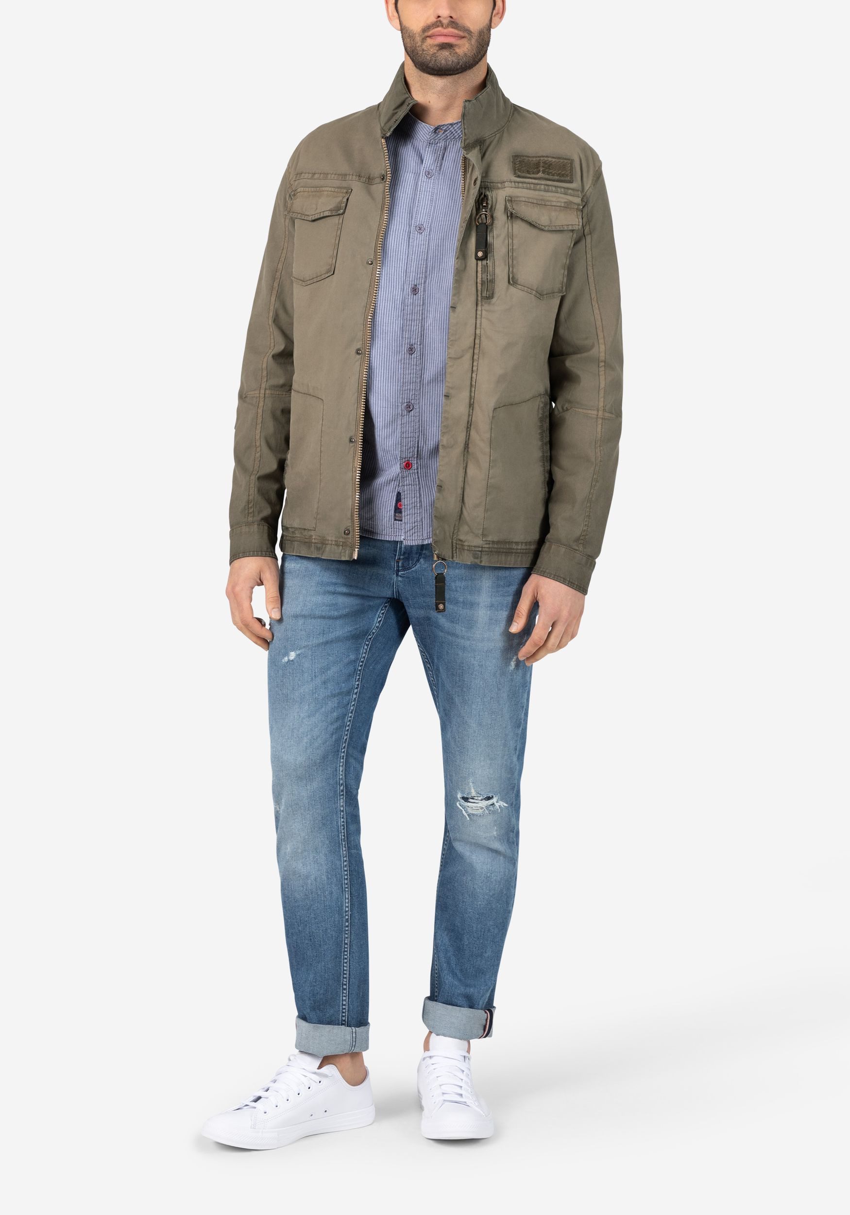 TIMEZONE Blouson Vintage Feldjacke mit Reißverschluss günstig online kaufen