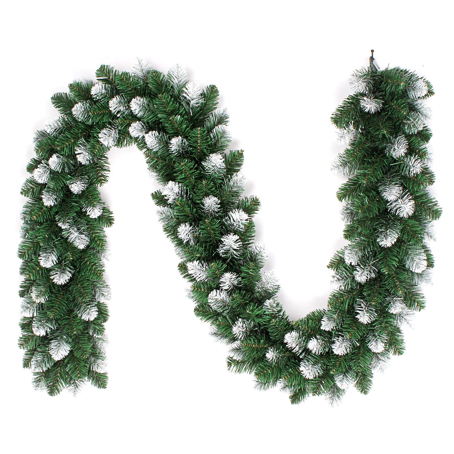 Creativery Girlanden, Tannengirlande künstlich 20cm für Indoor & Outdoor 2m Grün beschneit