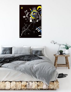 Pixxprint Leinwandbild Wassily Kandinsky - Kleine Welten, Wassily Kandinsky - Kleine Welten (1 St), Leinwandbild fertig bespannt, inkl. Zackenaufhänger