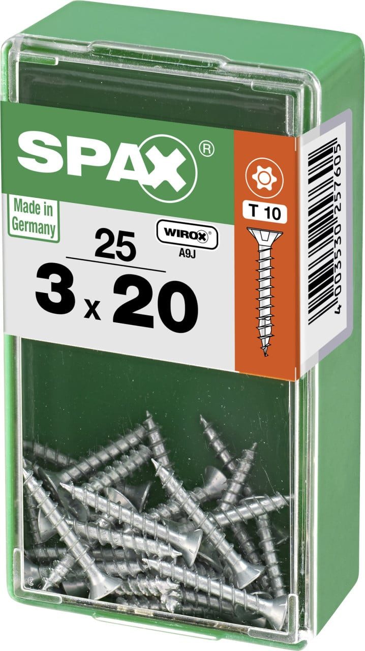 SPAX Holzbauschraube Spax Universalschrauben 3.0 x 20 mm TX 10 - 25