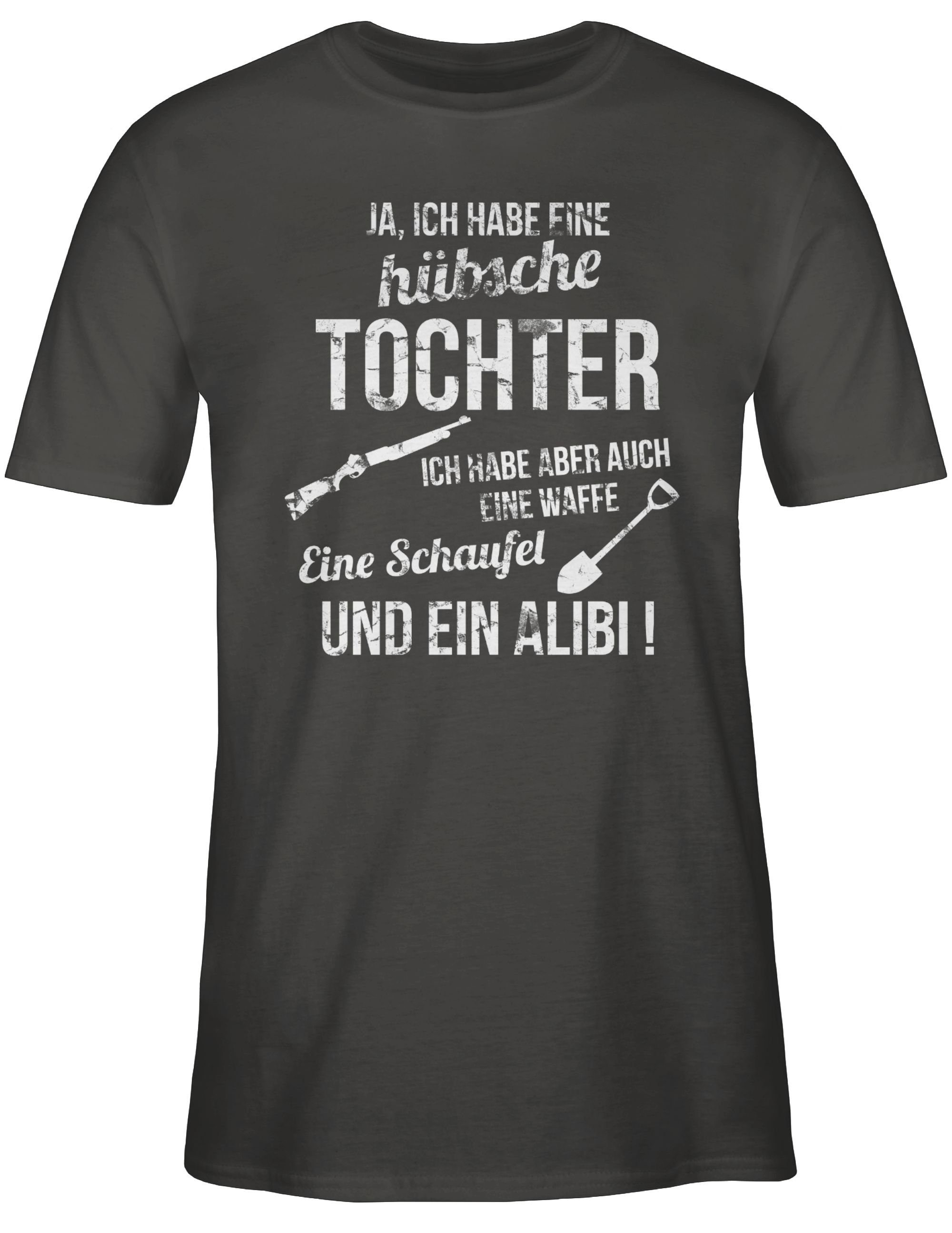 Shirtracer T-Shirt Ich habe eine hübsche Tochter Papa günstig online kaufen