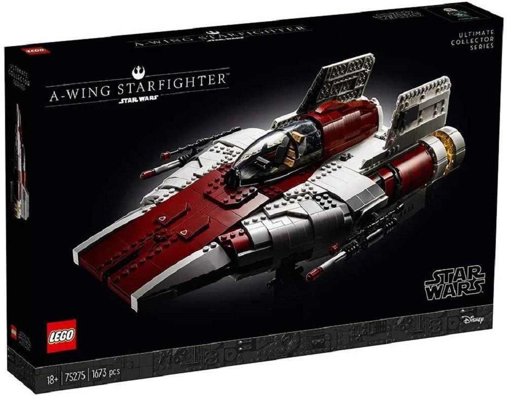 LEGO® Star Wars - A-wing Starfighter (75275) Spielbausteine, (1673 St)