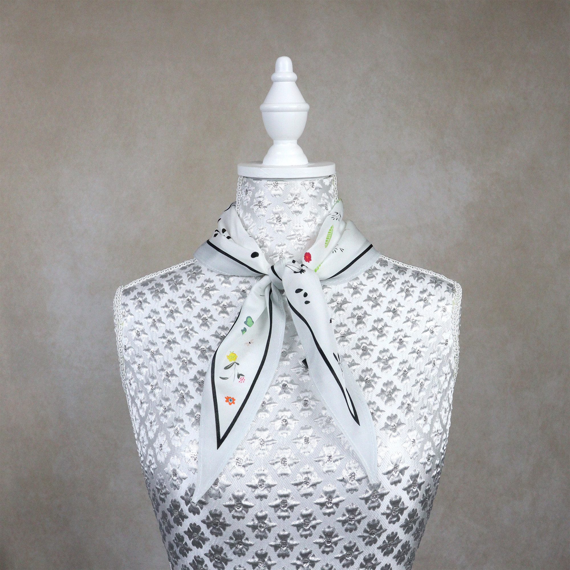 ZEBRO Modetuch Seidenschleifen