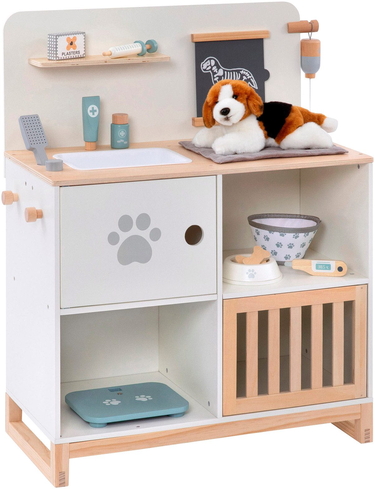 MUSTERKIND® Spielzeug-Arztkoffer Tierarzt-Center Thymus, FSC® - schützt Wald