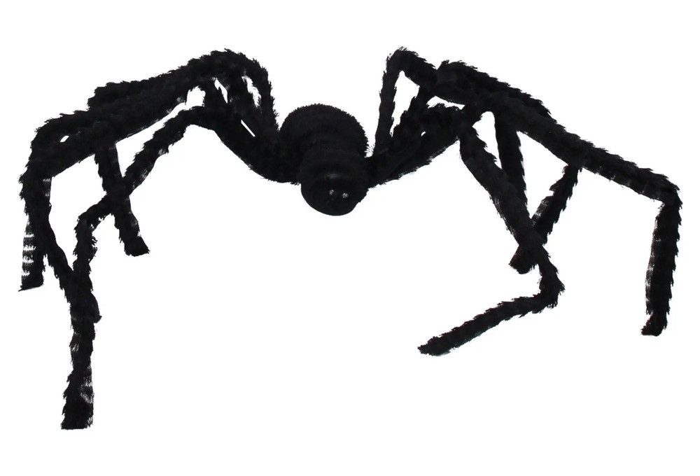 Home-trends24.de LED Dekofigur XXL LED Spinne Herbst Halloween Deko gruselig schwarz Ø 150 cm, LED fest integriert