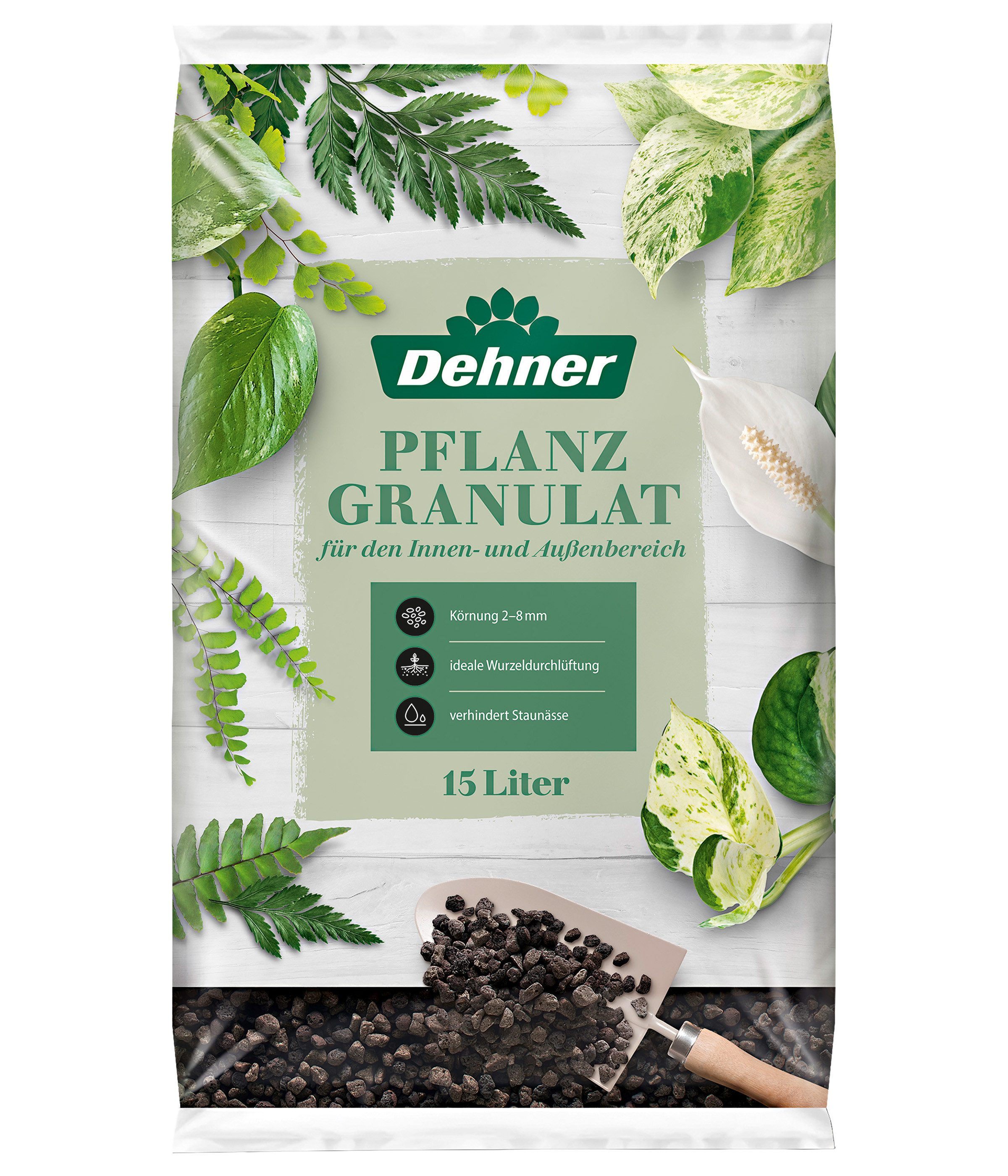 Blumenerde Pflanz-Granulat, Körnung: 2-8 mm, Inhalt 5 / 15 l