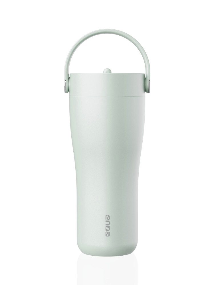 equa Thermobecher Carry Cup, Isolierbecher, 600 ml, 1-tlg., Edelstahl, Kunststoff, Stahl, auslaufsicherer Coffee-to-go-Becher