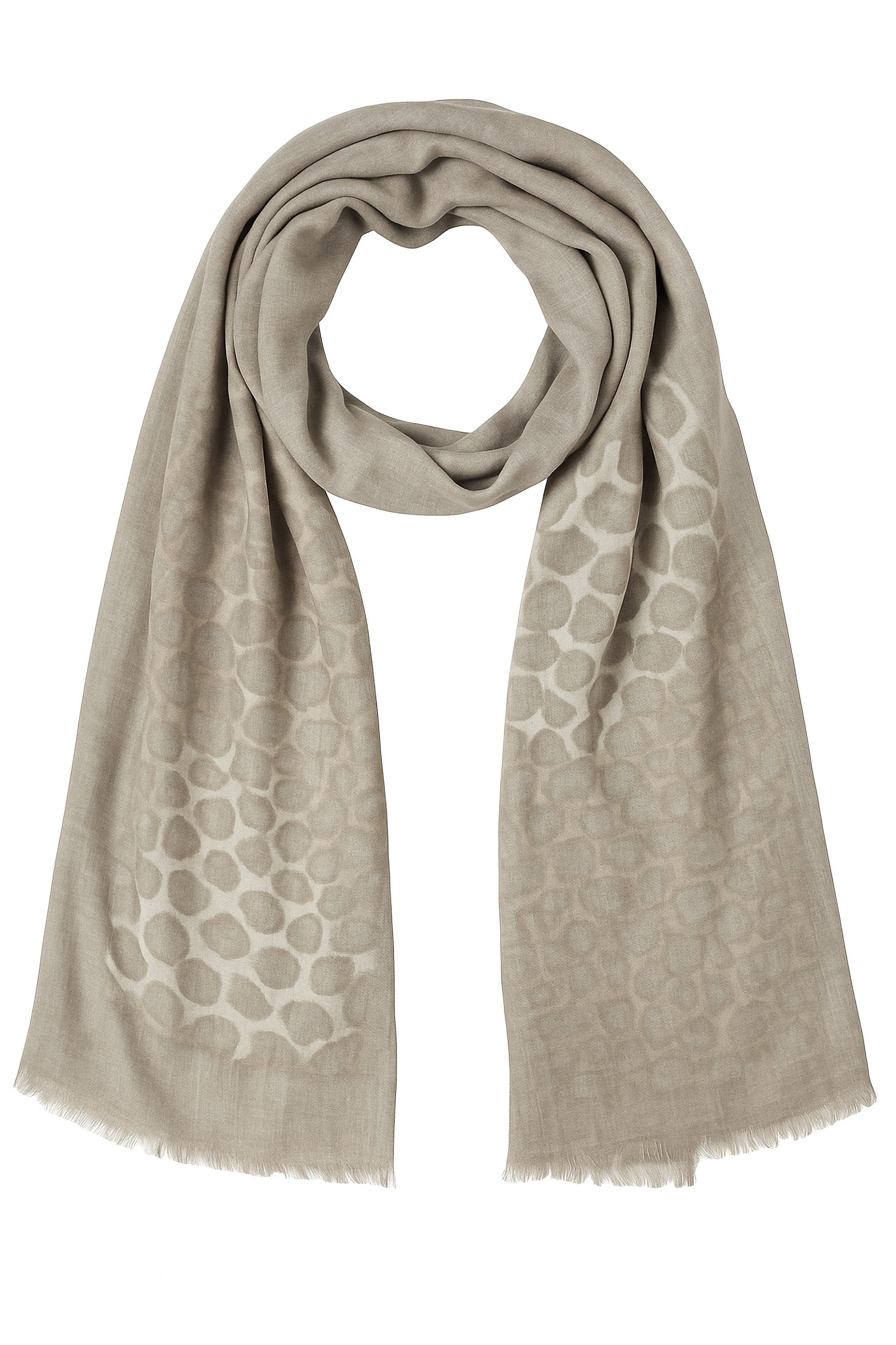 COLLEZIONE ALESSANDRO Modeschal Leos Traum, (1-St), aus weichen Naturmaterial mit Leo-Print