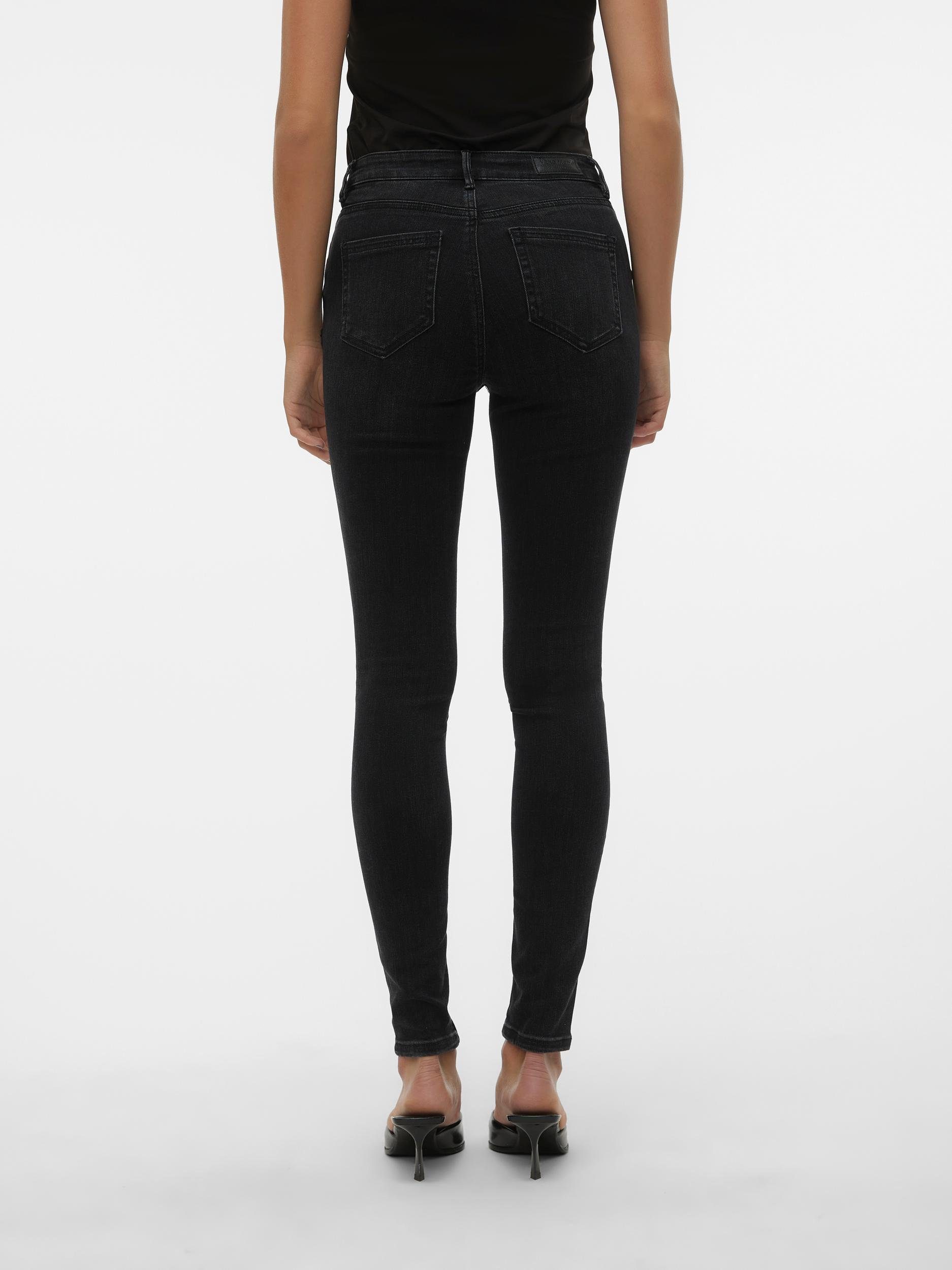 Vero Moda Skinny-fit-Jeans VMFLASH MR SKINNY JEANS LI111 NOOS Baumwollmisch günstig online kaufen