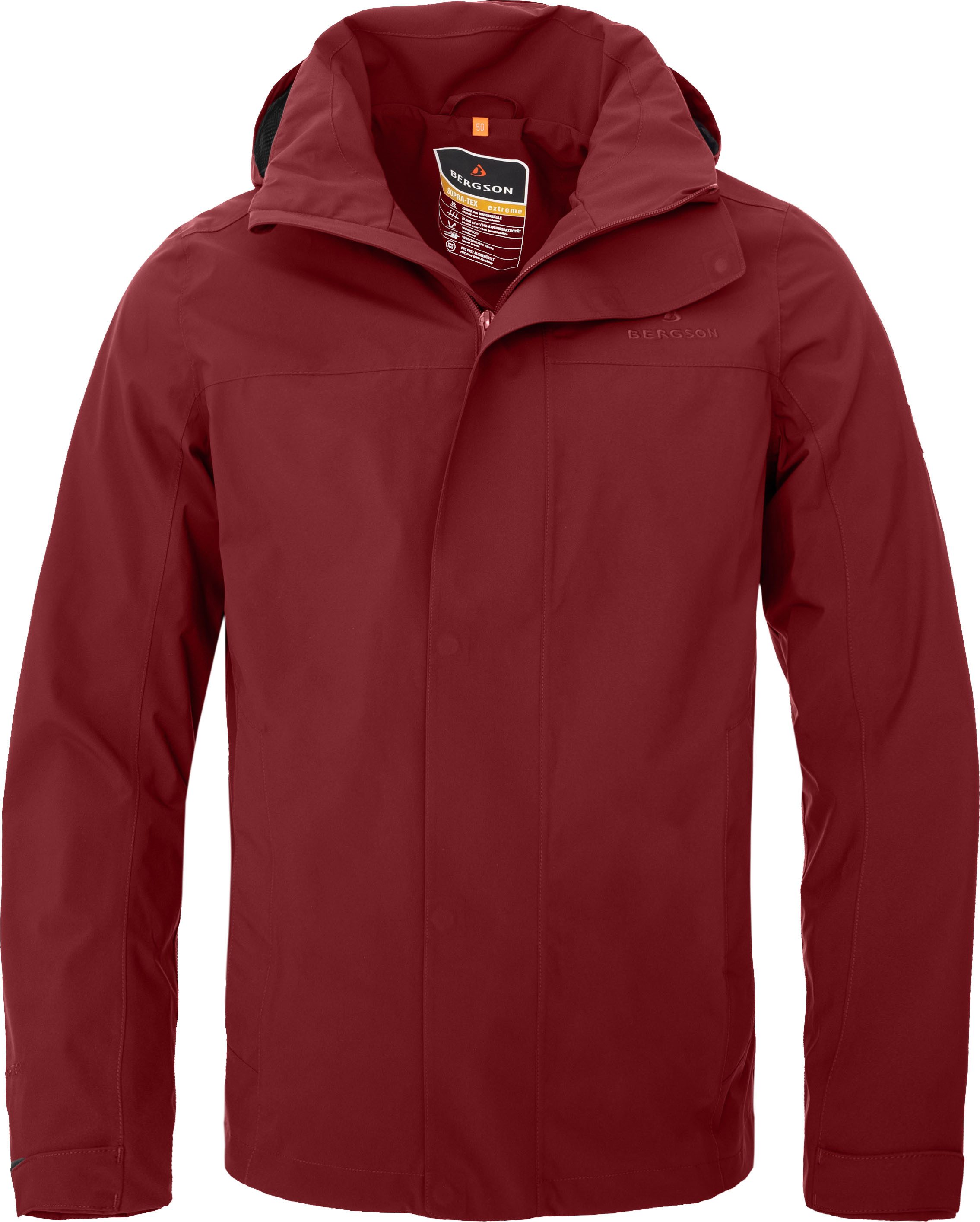 Bergson Regenjacke KAJAANI light Herren Regenjacke, günstig online kaufen