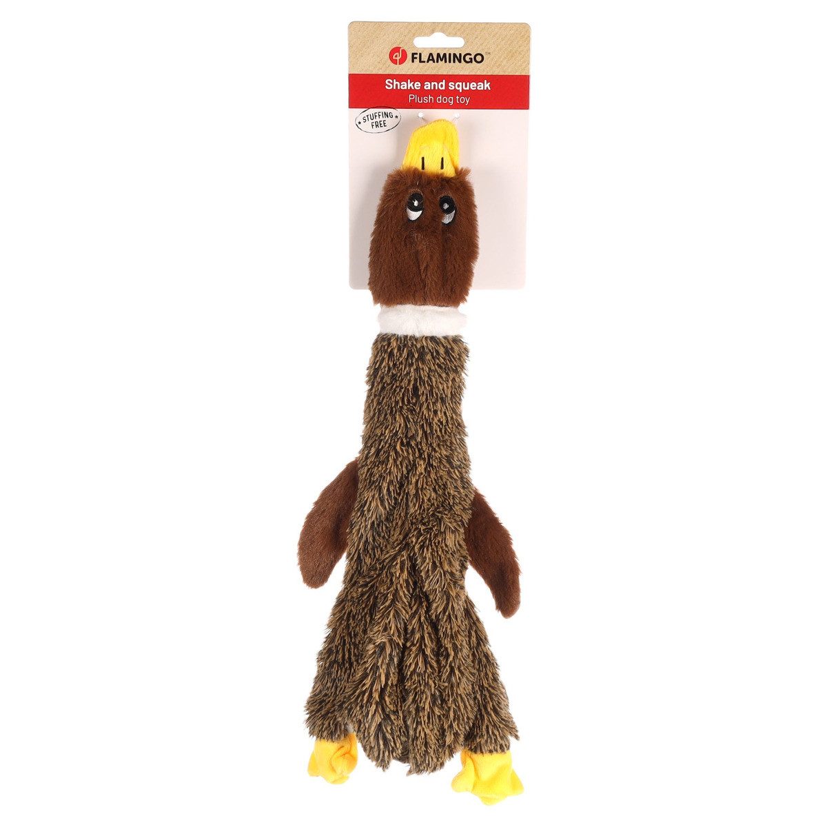 Flamingo Tierkuscheltier Hundespielzeug Inez Ente braun günstig online kaufen