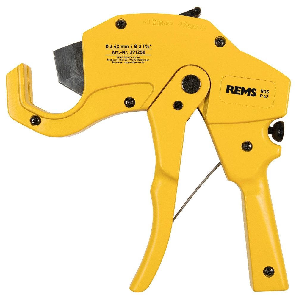 Rems Rohrschneider Rohrschere Rohrabschneider ROS P 42 291250 Einhand