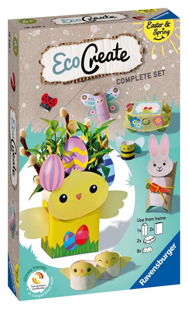 Ravensburger Malblock Ravensburger Upcycling Basteln EcoCreate Mini Spring Time 18439