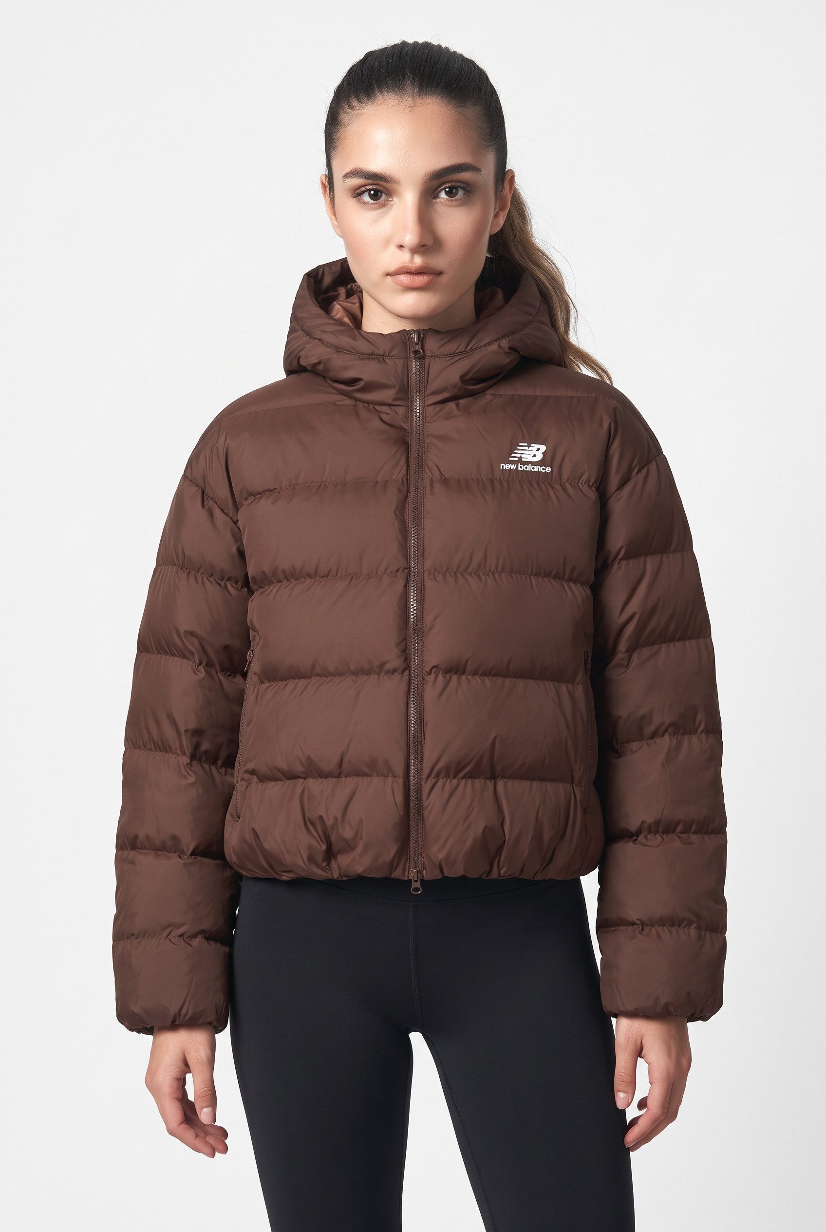 New Balance Steppjacke BOSTON PUFFER JACKET mit Wattierung aus Polyester