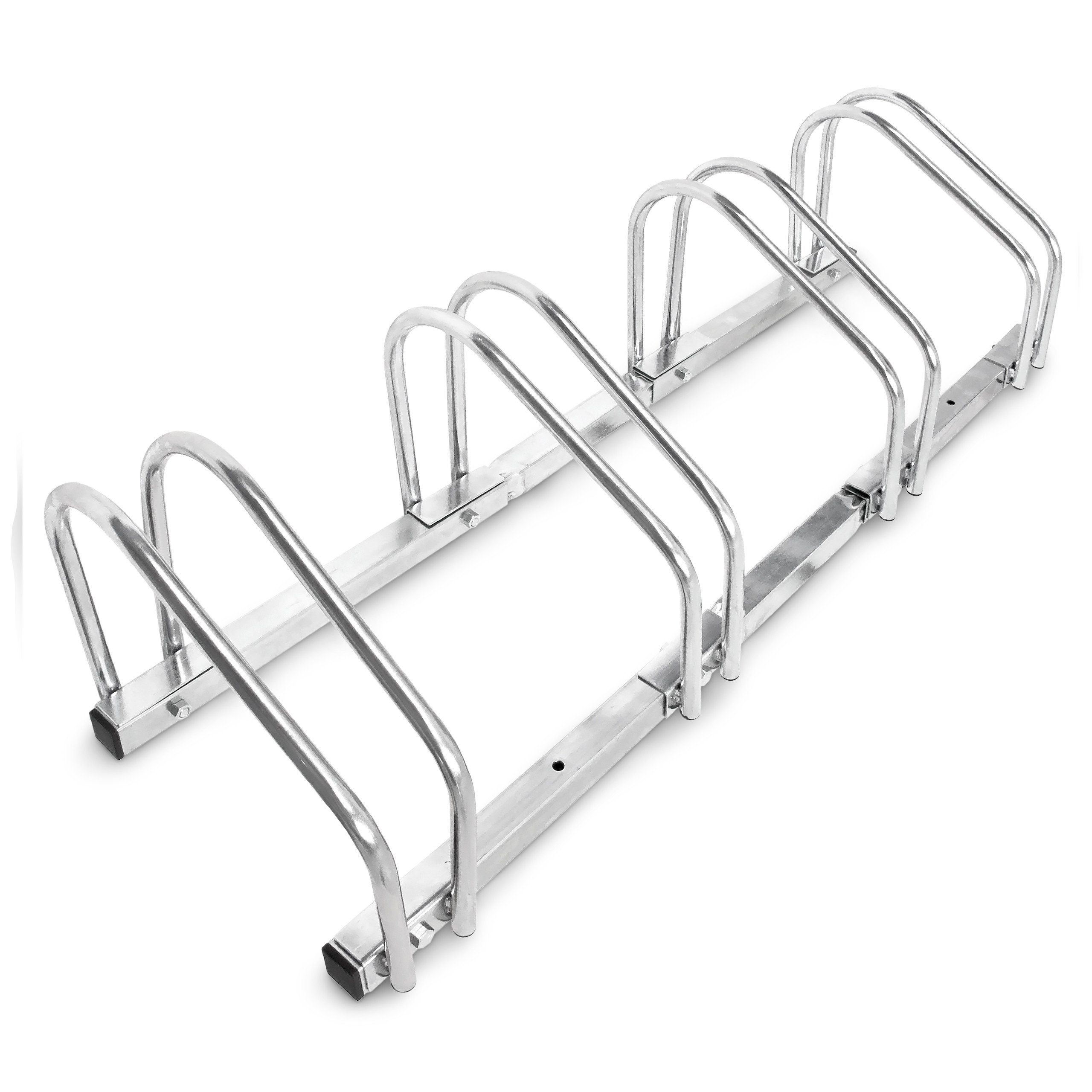 Fahrradständer 4 Fahrräder Stahl 1m