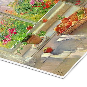 Posterlounge Forex-Bild Timothy Easton, Blick in den Garten, Malerei