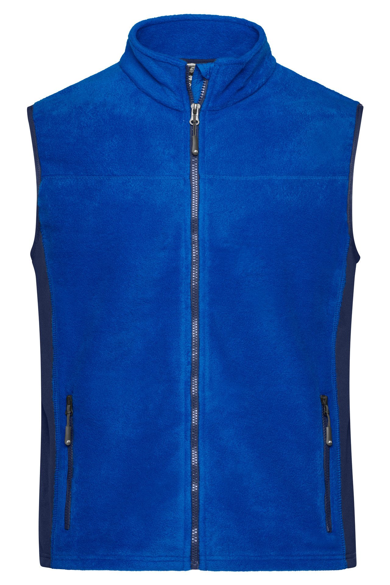 James & Nicholson Fleeceweste Strapazierfähige Herren Fleeceweste im Materialmix JN856 mit flexiblen Softshell-Einsätzen
