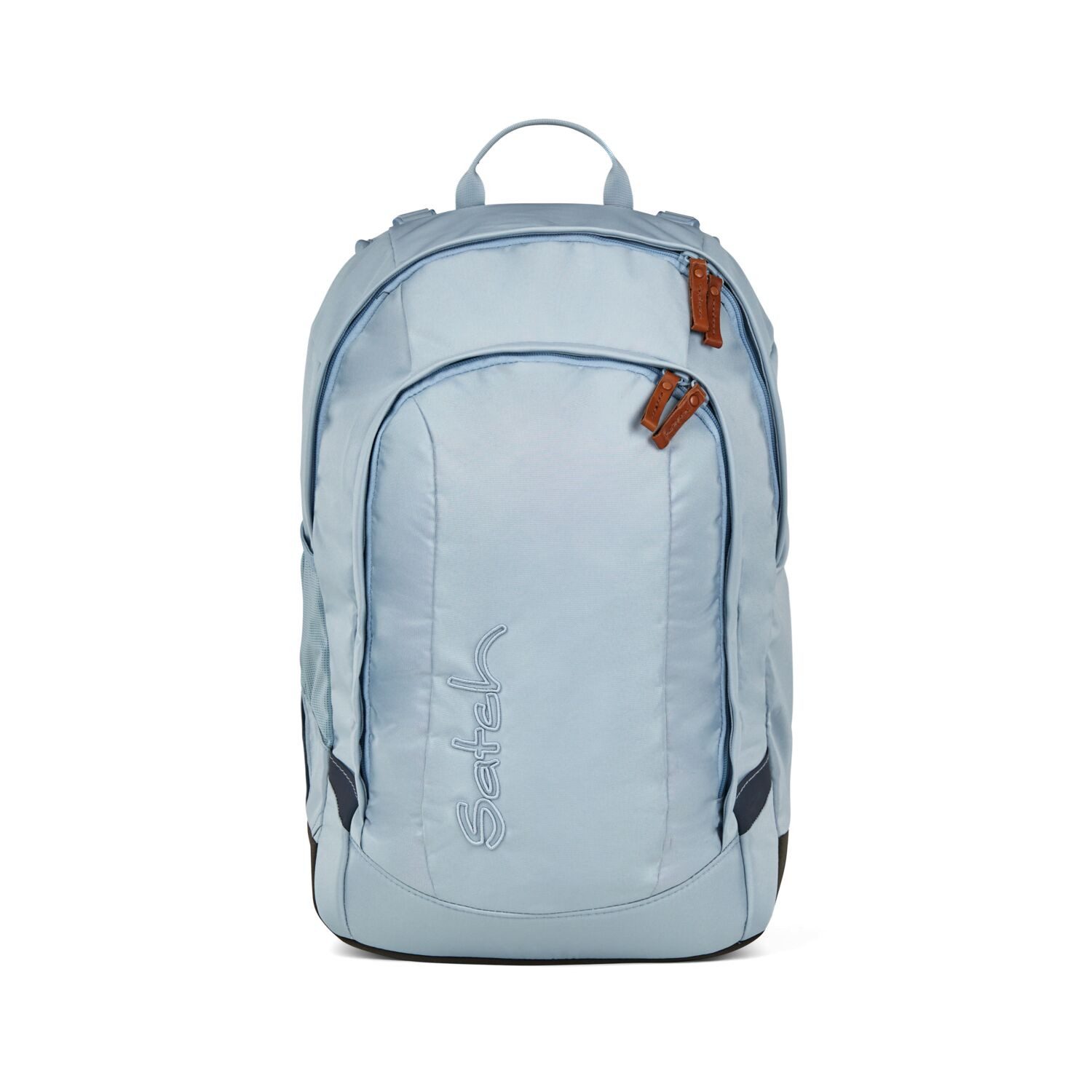 Satch Schulranzen Schulrucksack-Set AIR Nordic Ice Blue 3-teilig (3-teilig), Schulranzen, ergonomisch, Laptop-Fach, Your-Size-System