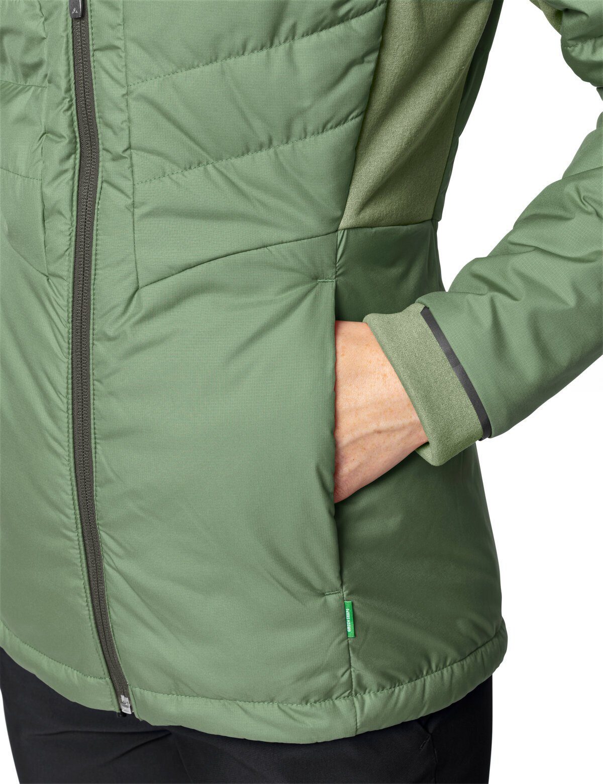 green Jacket Insulation kompensiert Cyclist Women's Outdoorjacke VAUDE Klimaneutral willow (1-St)