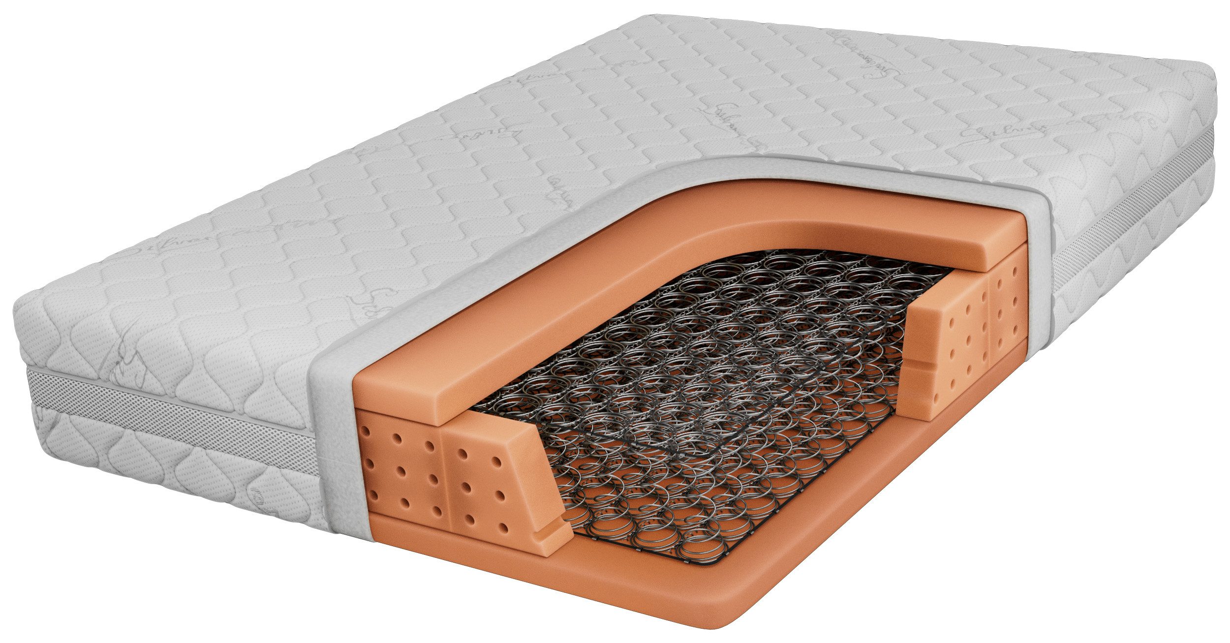 Bonnellfederkernmatratze VENA, MKS MÖBEL, 17.9 cm hoch, (Matratze, Bonellkern, beidseitig nutzbar, waschbarer Bezug), mit hygienischem Silberfadenbezug, für Всеrgiker geeignet