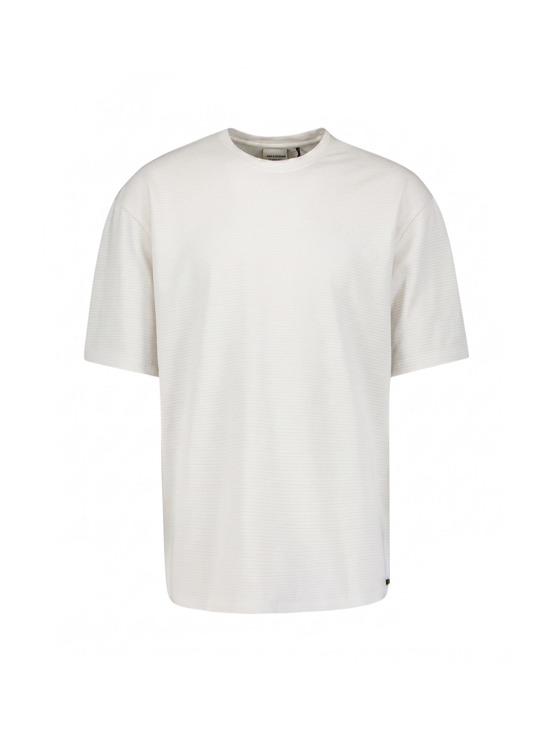 NO EXCESS Kurzarmshirt T-Shirt Crewneck - Rundhalsshirt Struktur kurzarm soft - Shirt Herren