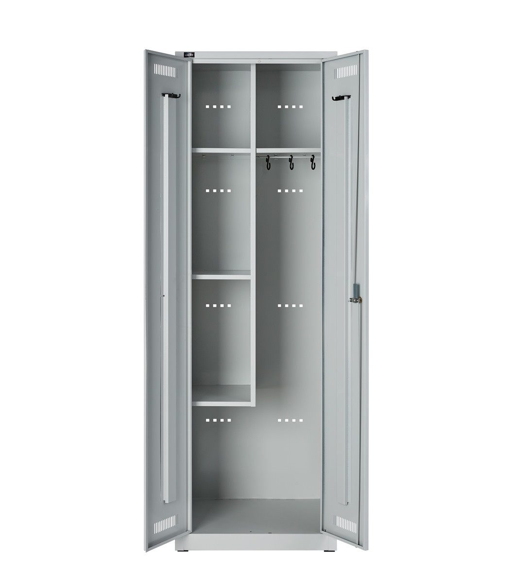 Bisley Spind Allzweckschrank LIGHT in - Maße: H 185 x B 80 x T 50 cm