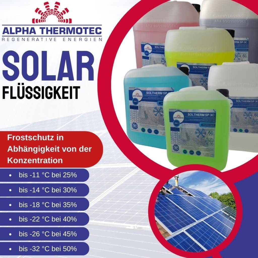 Alpha Thermotec Solarflüssigkeit Konzentrat, bis -58 °C, 10 l