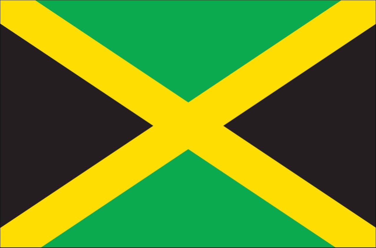 Jamaika flaggenmeer g/m² Flagge 80