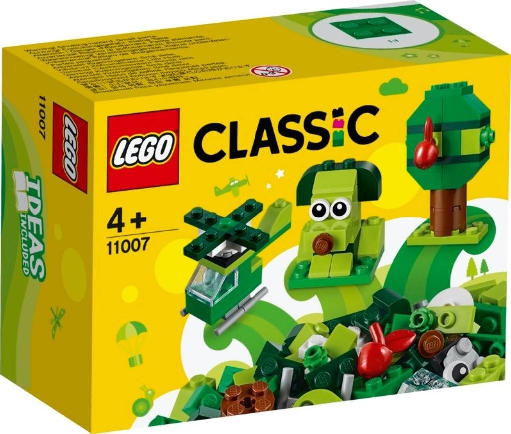 LEGO® Konstruktions-Spielset »Classic 2er Set: 10700 Grüne Bauplatte  Grundplatte«