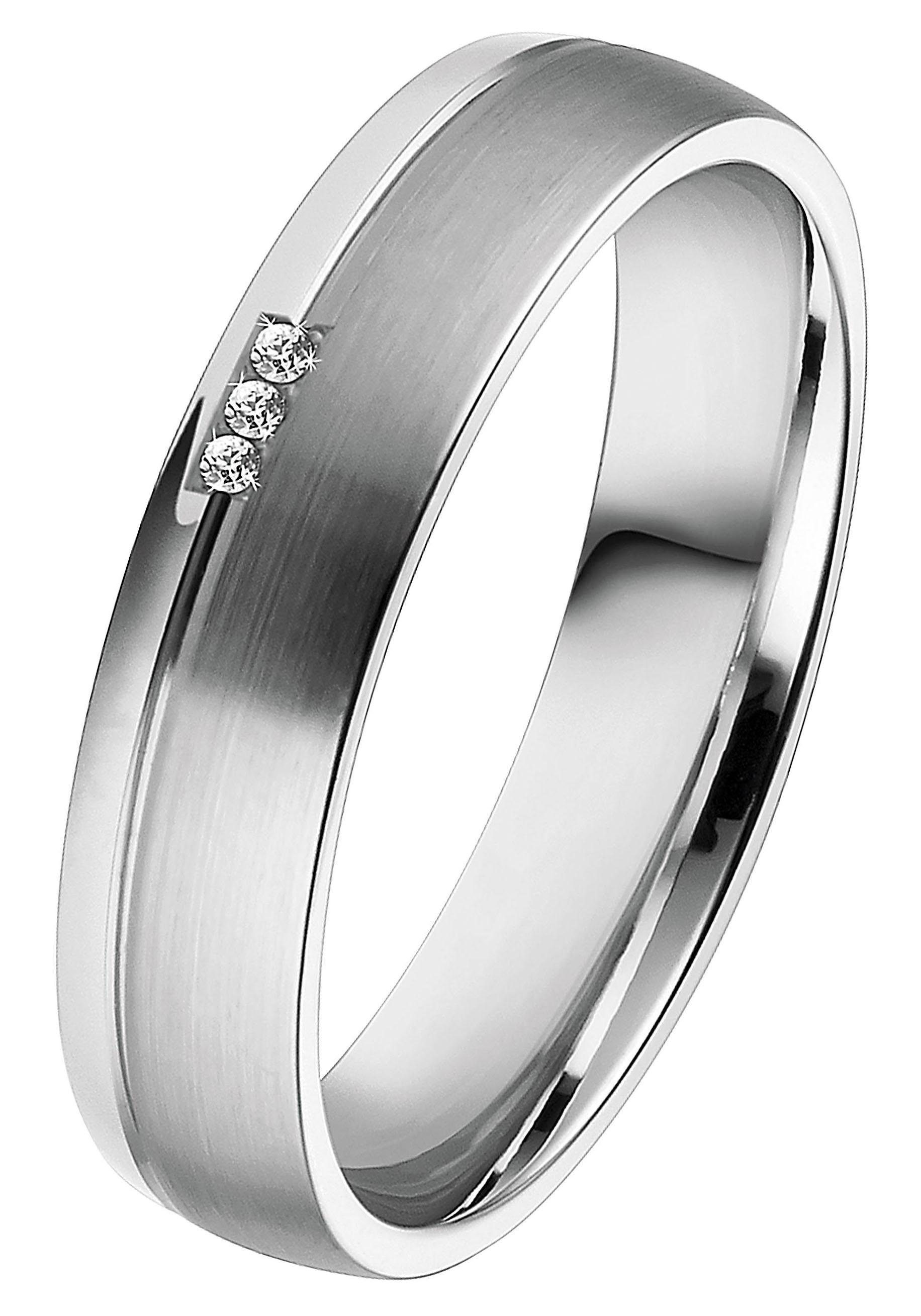 Schmuck LIEBE, ohne Trauring Made 925 Germany, DOOSTI mit Ehering Partnerring Brillanten Trauring Silber Geschenk o. in