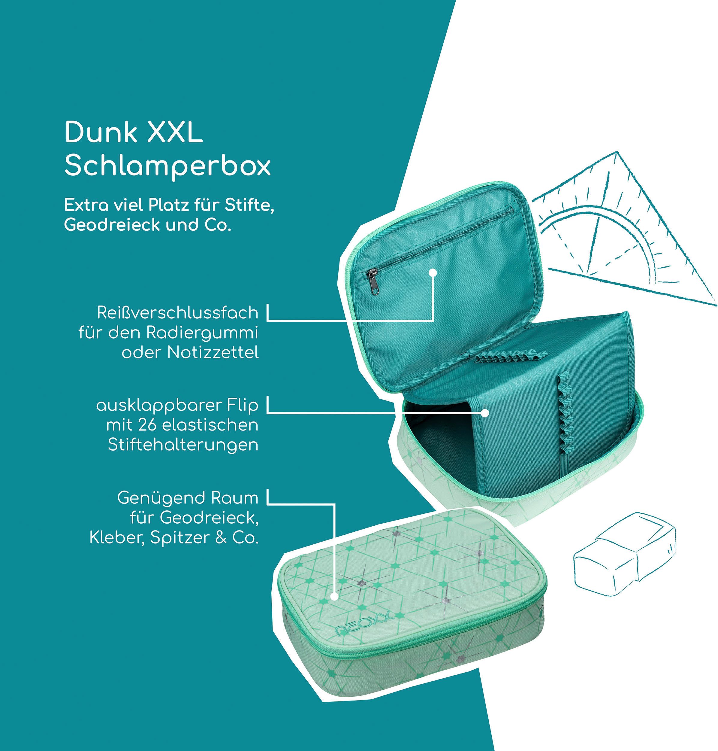 neoxx Schreibgeräteetui Schlamperbox, Dunk, teilweise aus recyceltem Material