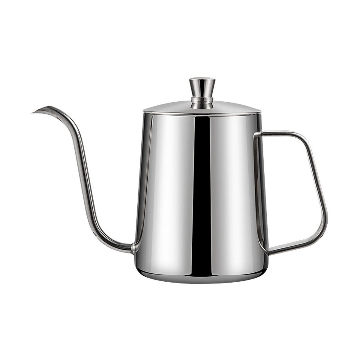 yozhiqu Kaffeekanne Kaffeekanne 600 ml mit schmaler Ausgießtülle, Praktische Ausgusskanne für perfekten Kaffee, ideal für Zuhause