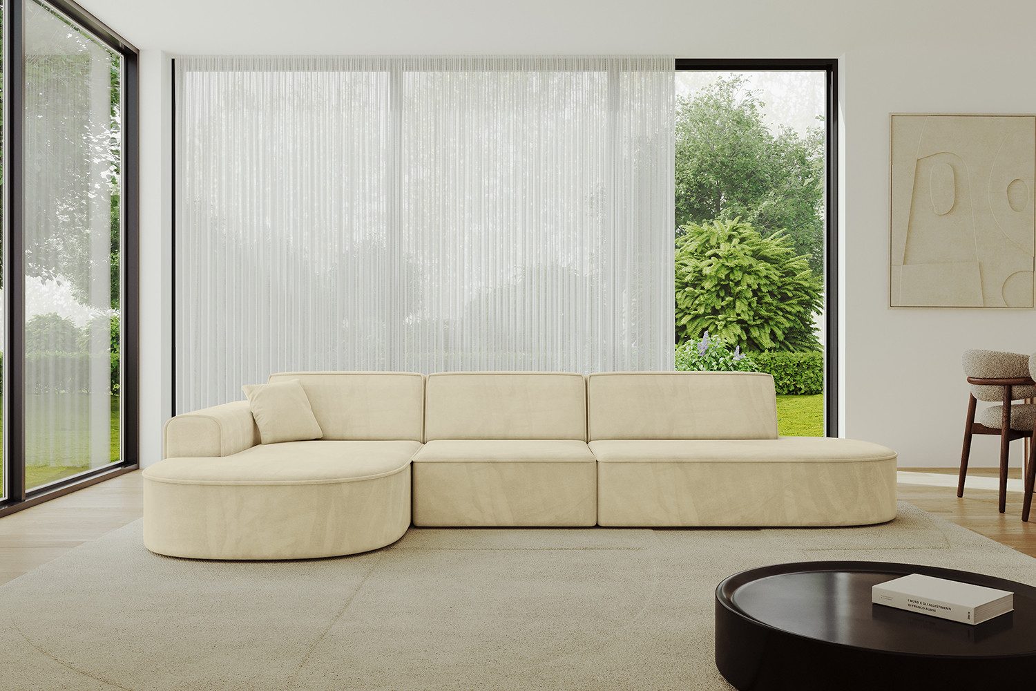 ALTDECOR Ecksofa MARI-L2, Sofa Praktische Bequeme Funktionsecke Couch L-Form Eckcouch, Corner Sofa L-Form Vielseitige Sofa Wohnlandschaft Wohnzimmer