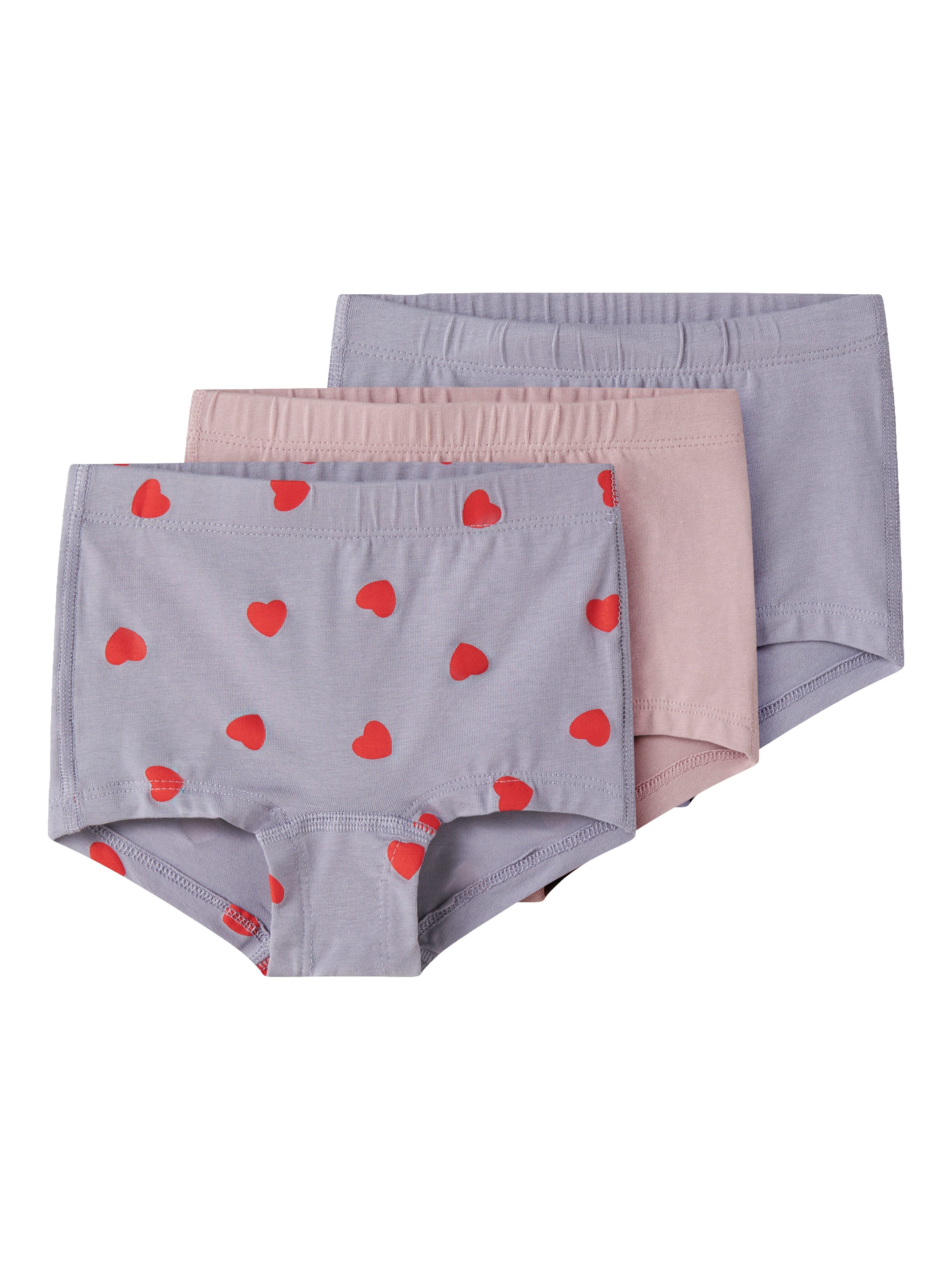 Name It Hipster NMFTIGHTS 3P LAVENDER HEARTS NOOS (Packung, 3-St)