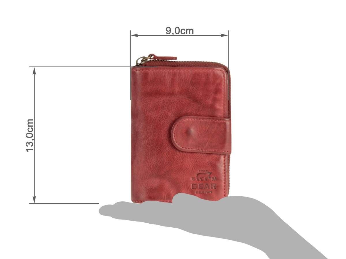 Bear Design Geldbörse "Ciro" Cow Lavato günstig online kaufen