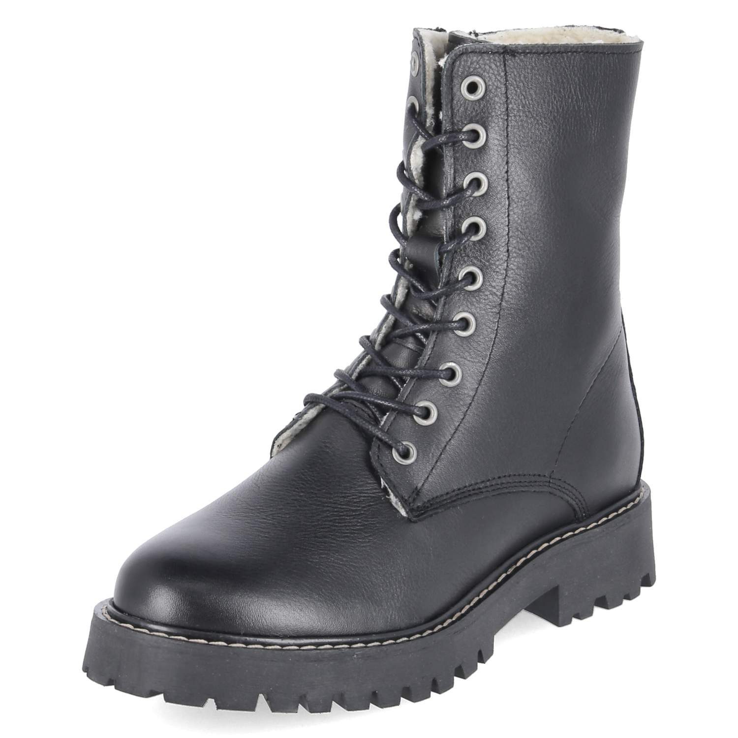 Fräulein Frida Fräulein Frida F-8550 Sauvage Black Damen Glattleder schwarz günstig online kaufen