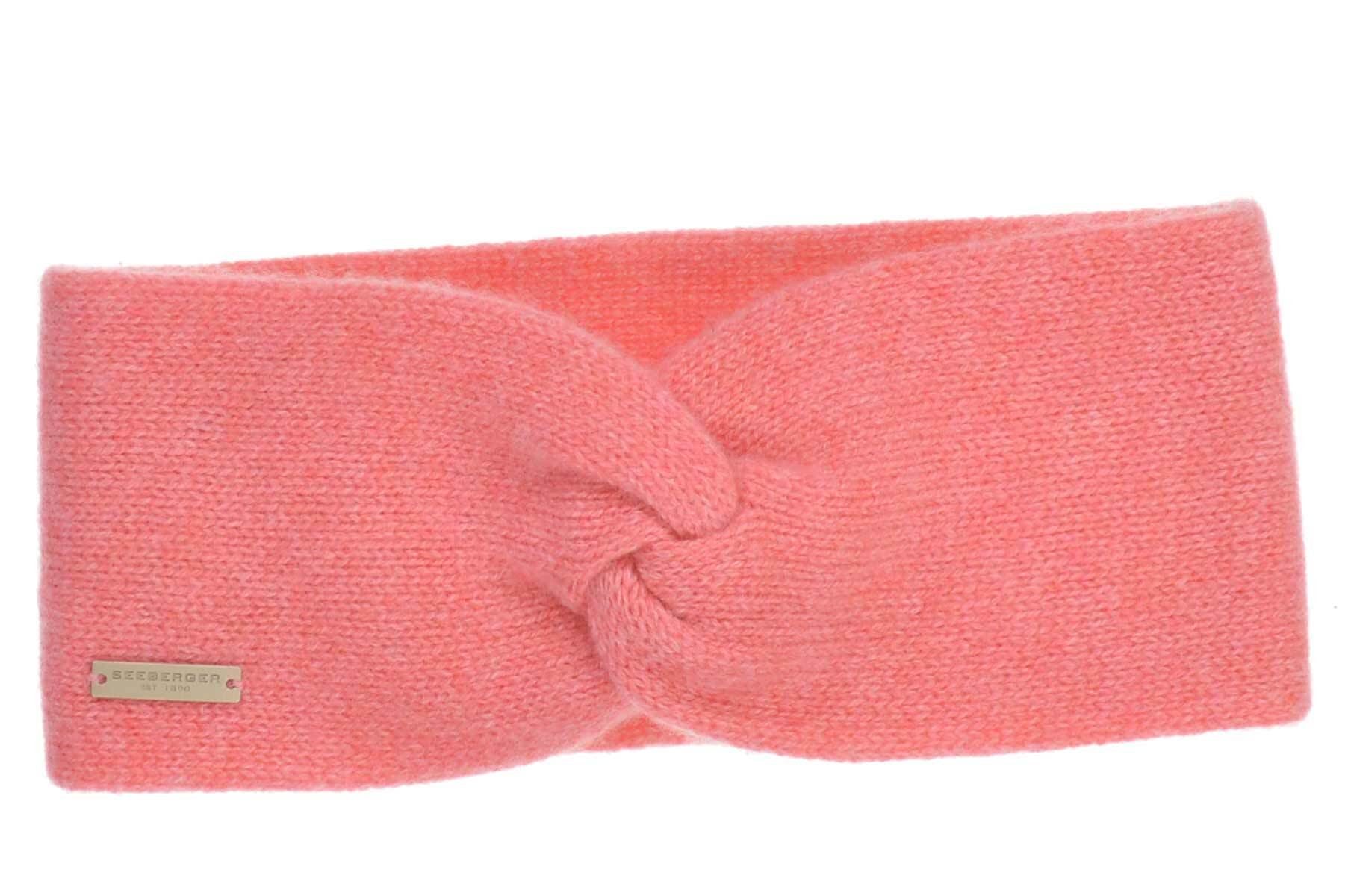 Seeberger Stirnband Cashmere Stirnband mit Knotendetail 17325-0 hummer | Stirnbänder
