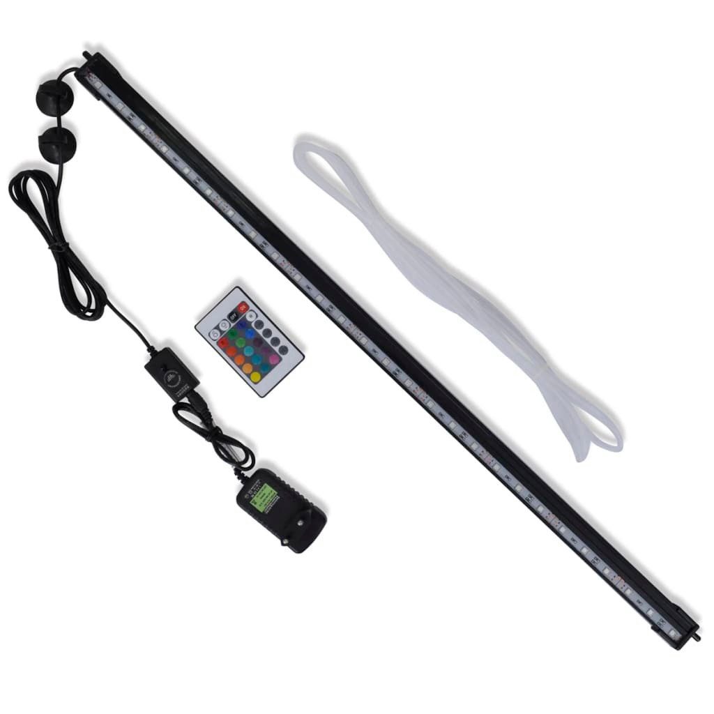 vidaXL LED Aquariumleuchte 71 cm LED Aquarium Lampe Beleuchtung Licht Bubble Lampe RGB 71 cm