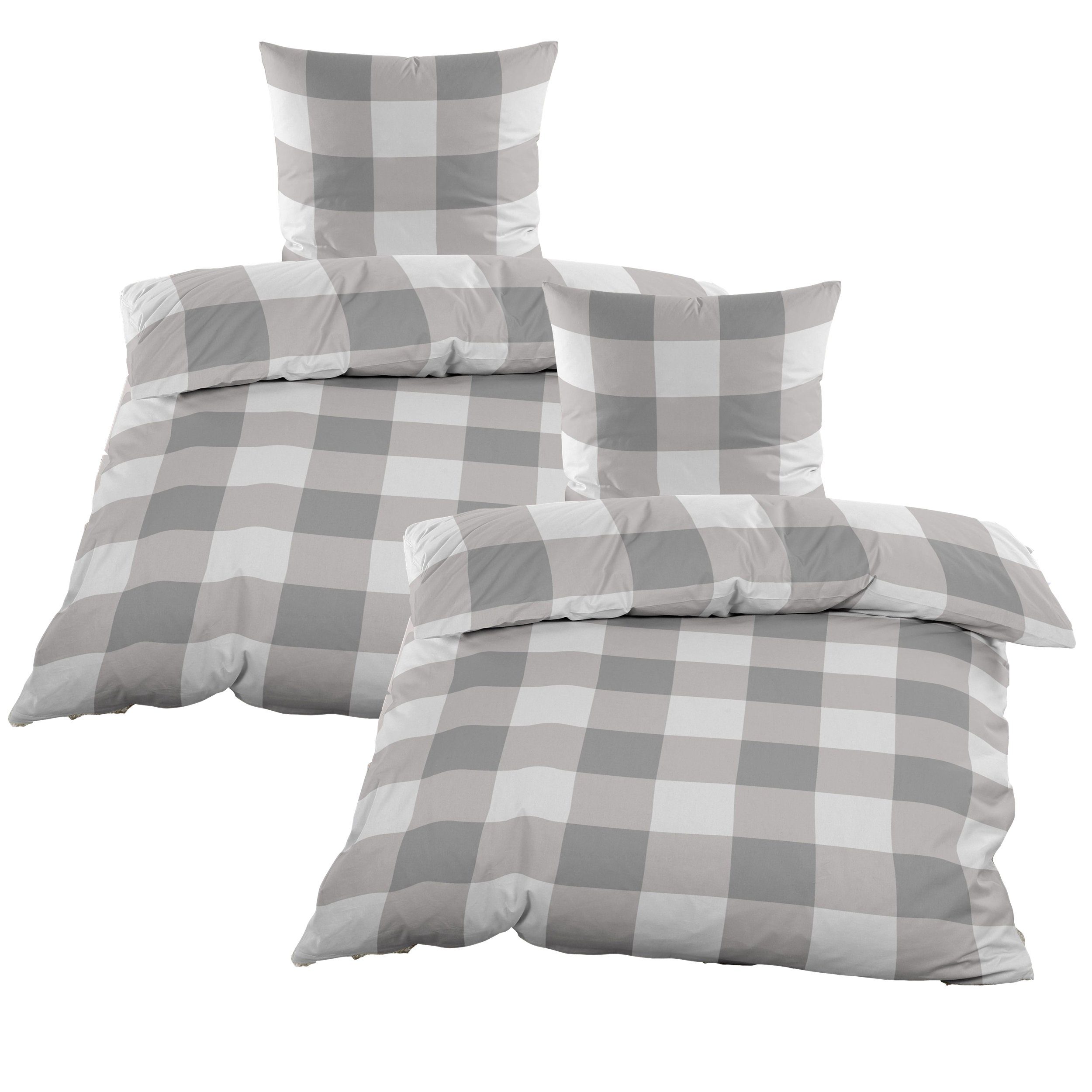 Casa Colori Bettwäsche Fleece Wintergarnitur 135x200 günstig online kaufen