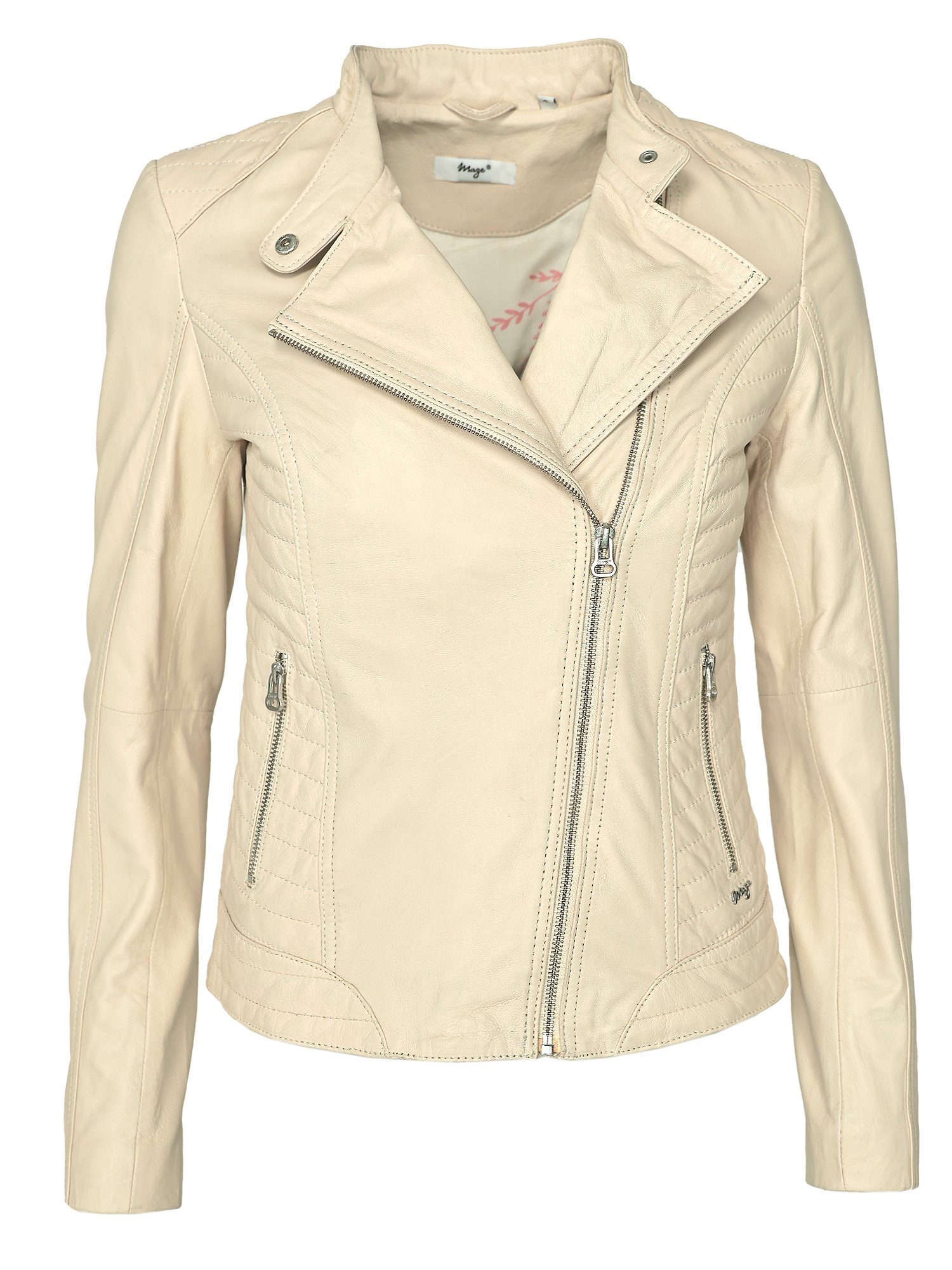 Lederjacke 42021225 ivory Maze