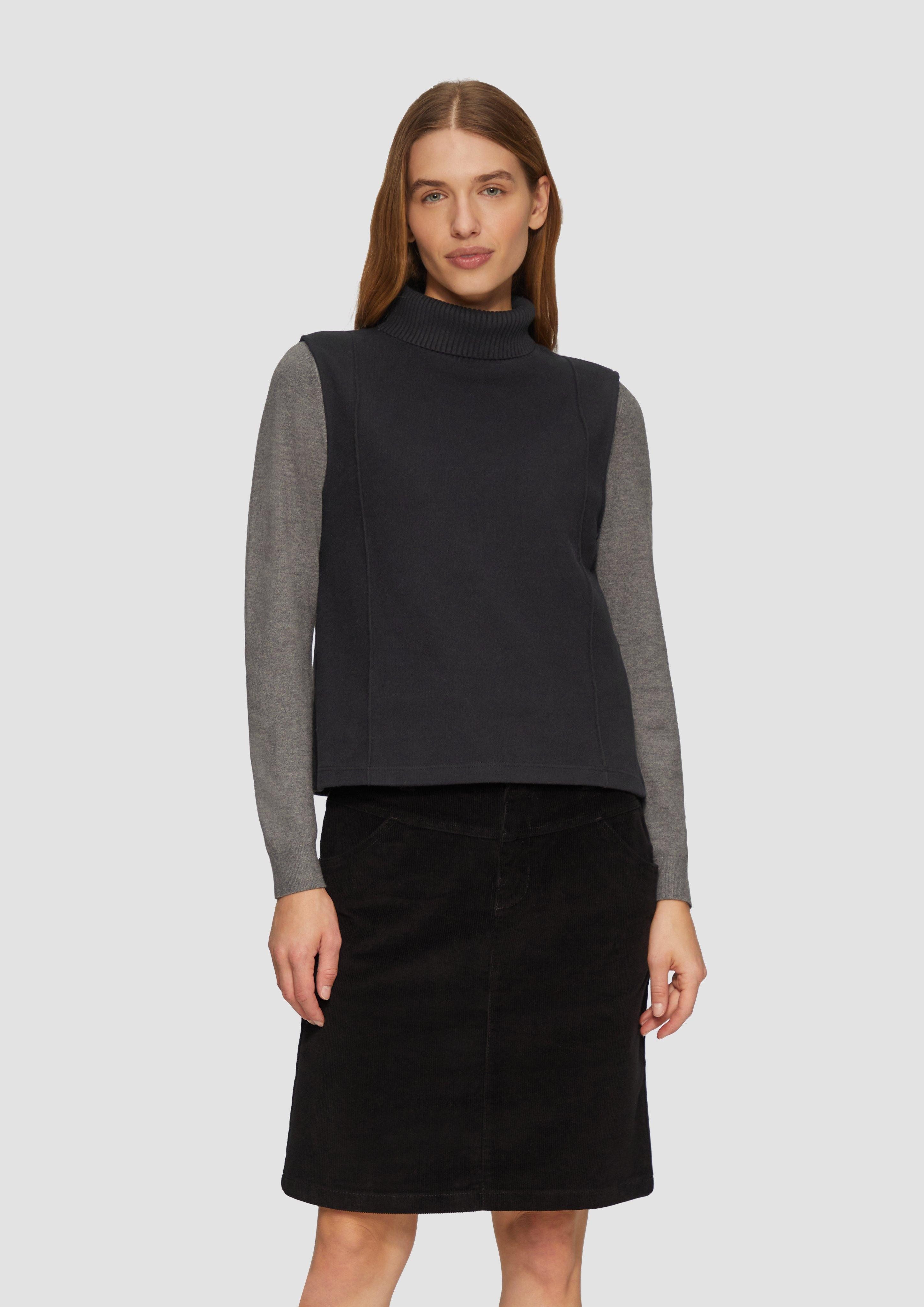 s.Oliver Kurzarmshirt Pullunder mit Turtleneck günstig online kaufen
