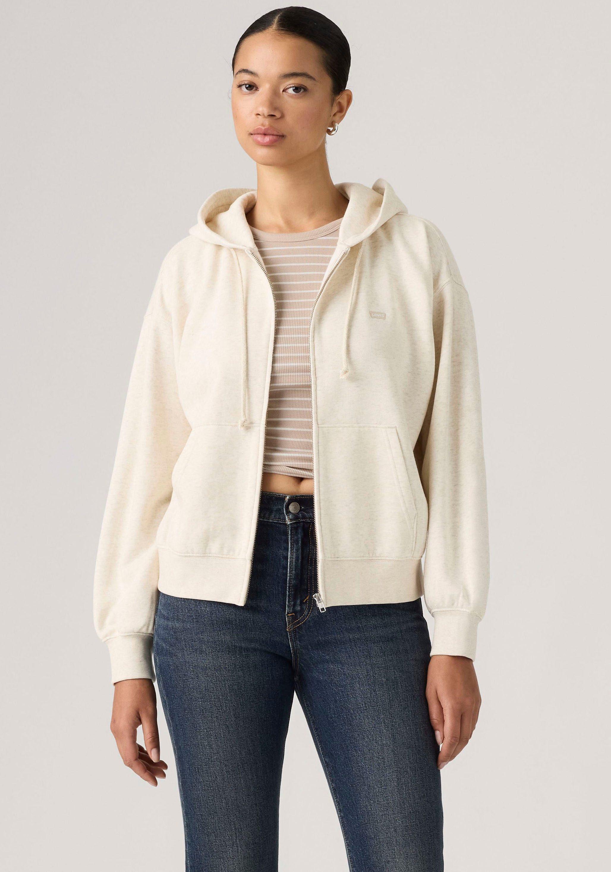 Levi's® Hoodie EVERYDAY FULL ZIP HOODIE SWEATSHIRT mit Logo Stickerei