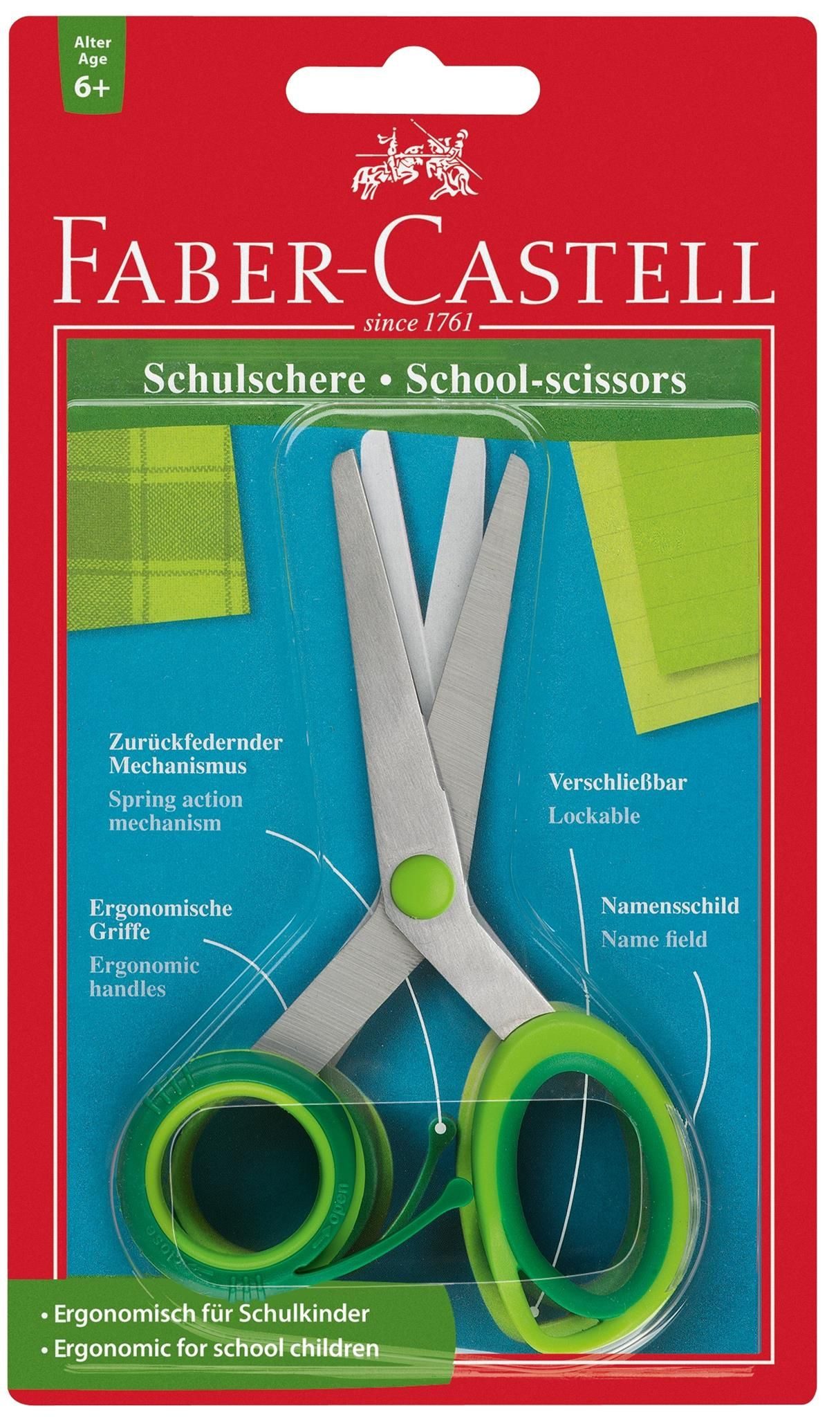 Faber-Castell Papierscheren Faber Castell Schulschere ergonomisch