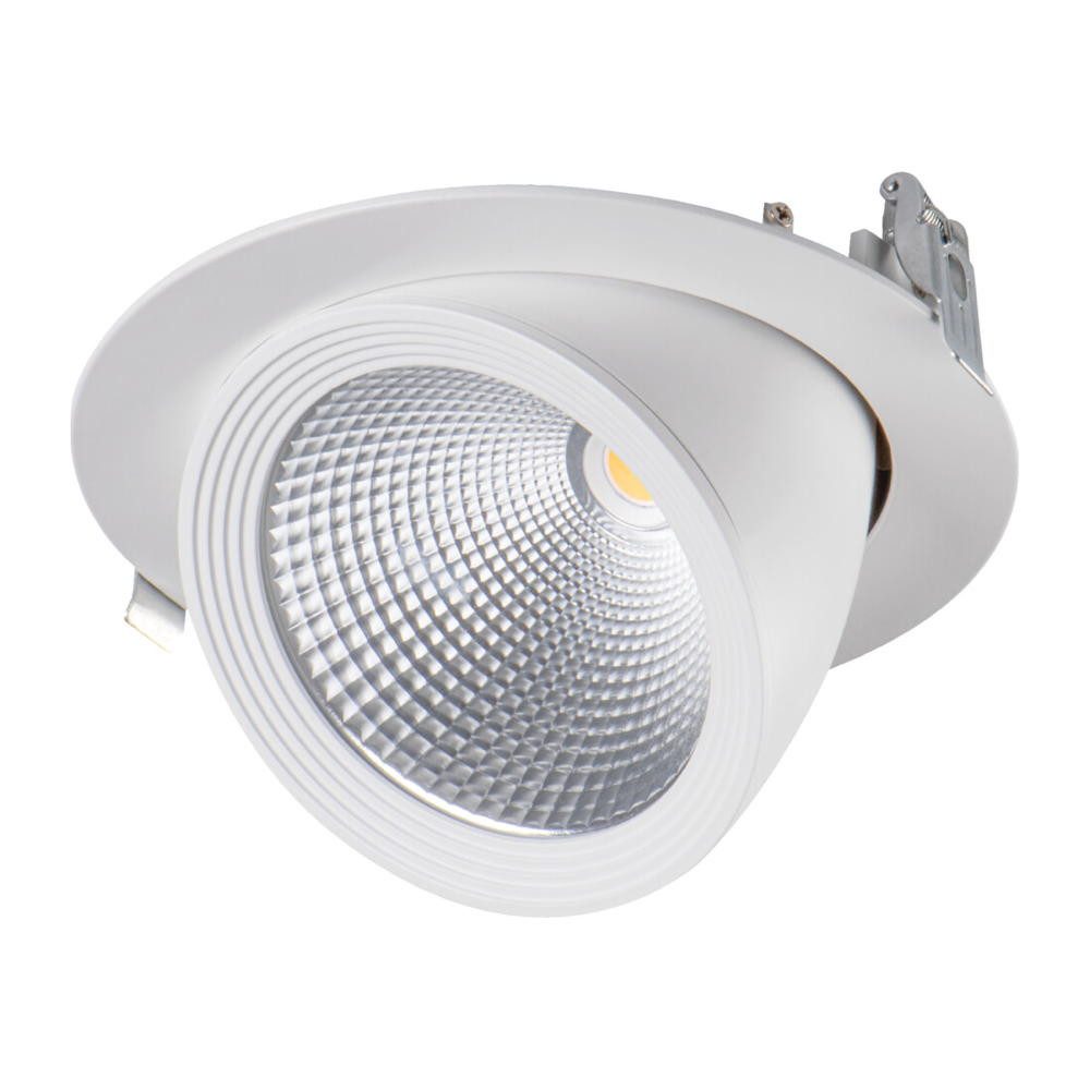 Kanlux LED Einbauleuchte LED Einbauspot Hima in Weiß 33W 3670lm, keine Angabe, Leuchtmittel enthalten: Ja, fest verbaut, LED, 4000, Einbaustrahler, Einbauleuchte