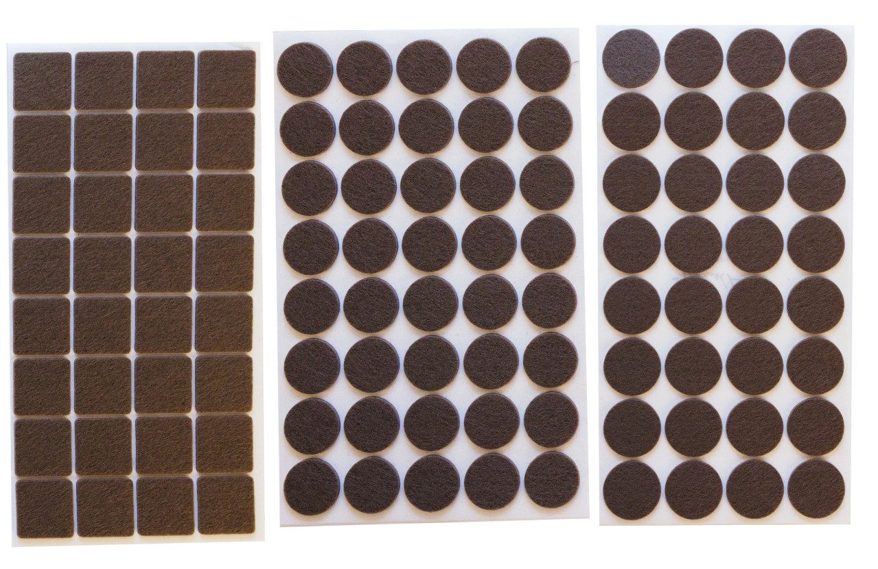 Trend Line Filzgleiter TrendLine Filzgleiter-Set braun 104-Stück