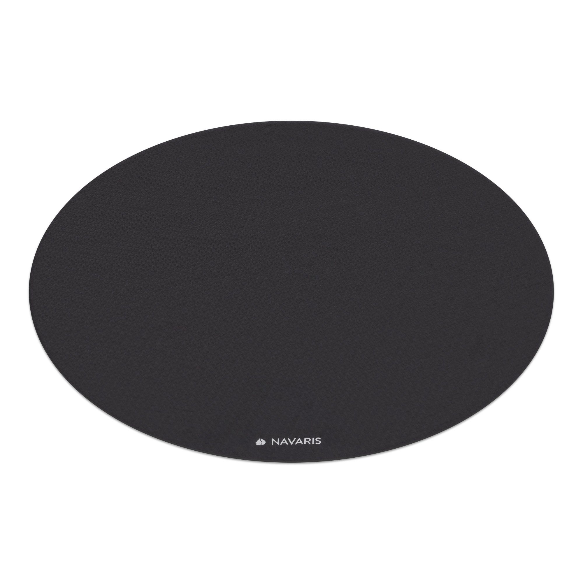 Navaris Fitnessmatte Yogamatte rund rutschfest groß Ø 120cm Yoga Matte Fitnessmatte (1-St)