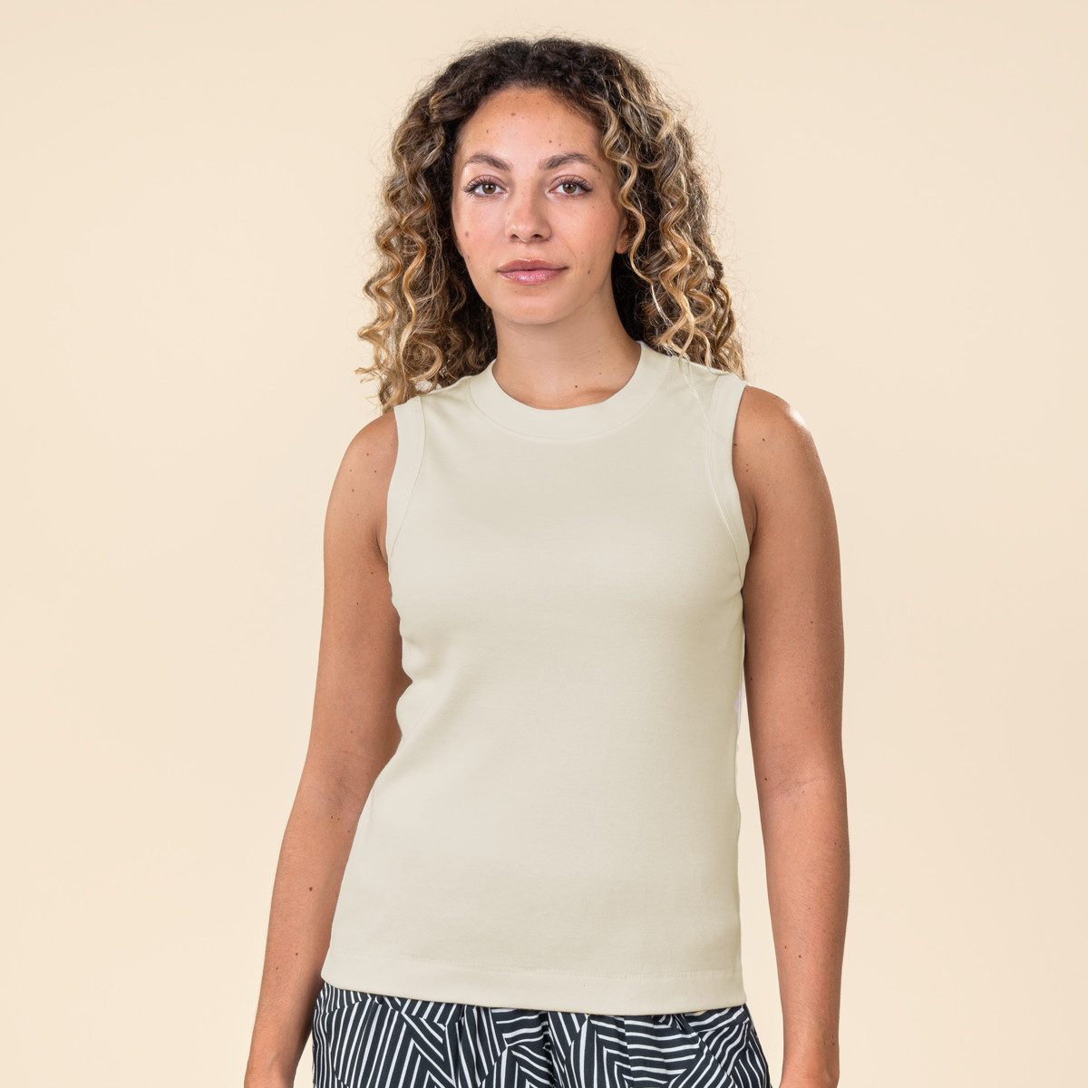 LIVING CRAFTS Trägertop RITA GOTS zertifiziert