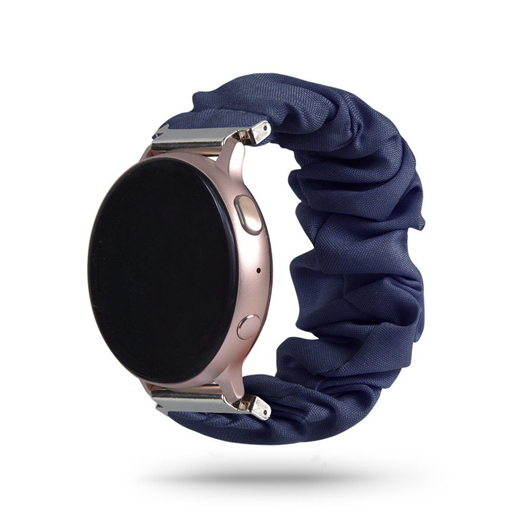 ELEKIN Smartwatch-Armband Weiches Tuch bedruckte Gewebe Uhrenarmband für Samsung watch4 20mm Uhr C(22cm)